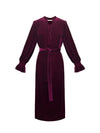 Jo velvet dress - Damson