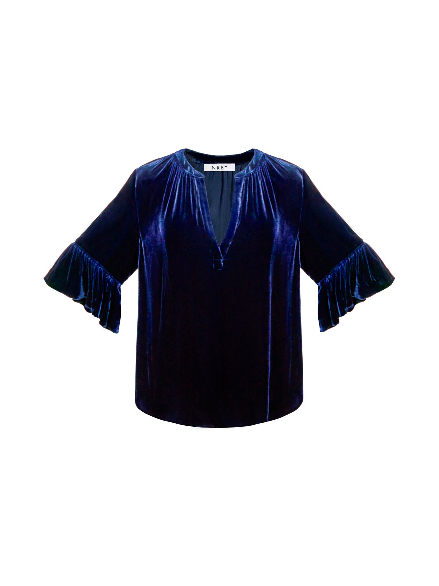 Juliana velvet top - Midnight