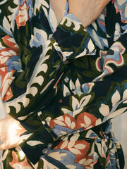 Keisha silk petal paisley print maxi dress | NRBY Clothing