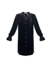 Cat velvet tunic - Carbon