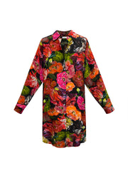 Kirsten silk painted floral tunic