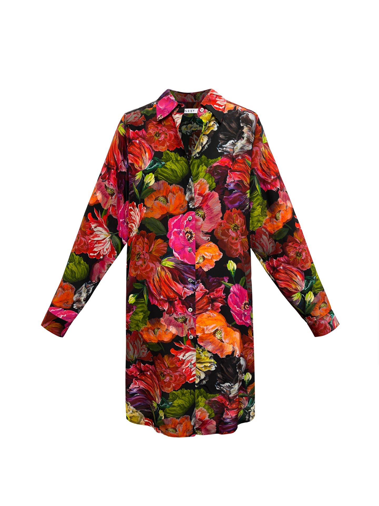 Kirsten silk painted floral tunic