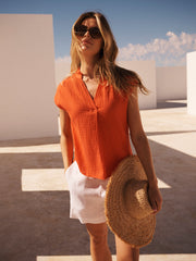 Tia linen short - White | NRBY Clothing