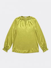 Nikki silk satin top - Wasabi | NRBY Clothing