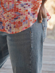 Jett denim cropped jean | NRBY Clothing