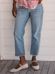 Jett denim cropped jean | NRBY Clothing