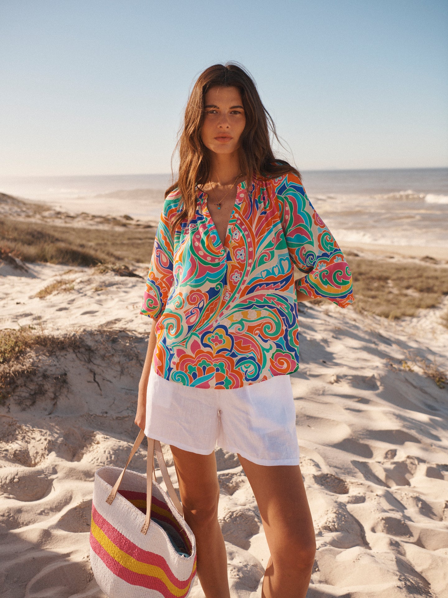 Printed Silk Shirt