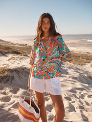Printed Silk Shirt