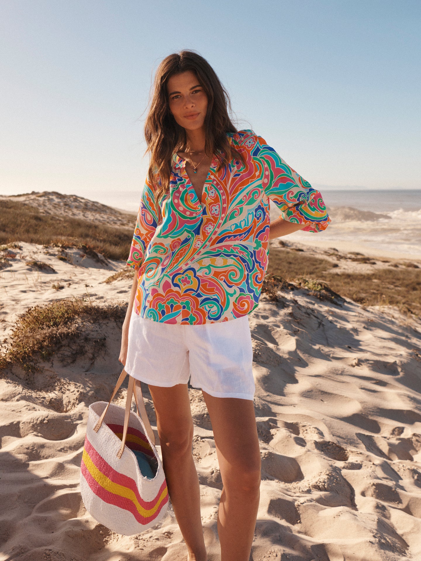 Printed Silk Shirt