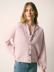 Maggie cashmere cardigan - Soft Pink | NRBY Clothing