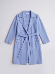 Maxine wool rich coat - Azure Blue
