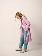 Maxine wool rich coat - Pink | NRBY Clothing