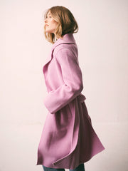 Maxine wool rich coat - Pink | NRBY Clothing