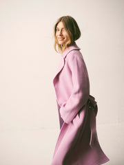 Maxine wool rich coat - Pink | NRBY Clothing