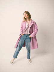 Maxine wool rich coat - Pink | NRBY Clothing