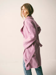 Maxine wool rich coat - Pink | NRBY Clothing