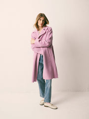 Maxine wool rich coat - Pink | NRBY Clothing