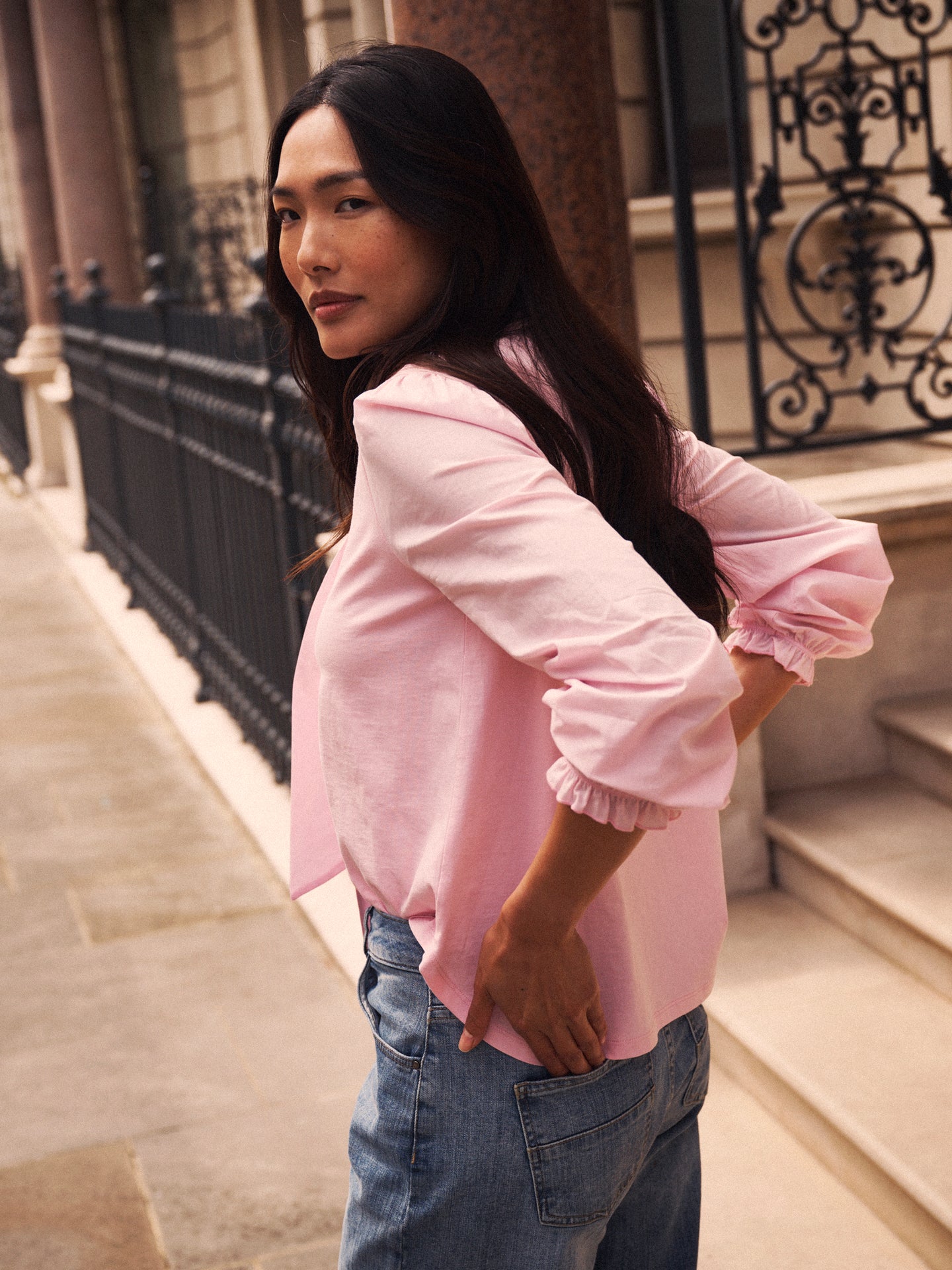 Mayara cotton shirt - Pink