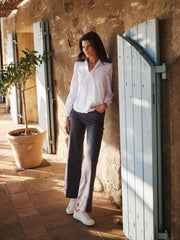 Ash cotton full length jean - Soft Grey