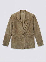 Mikki suede jacket - Khaki | NRBY Clothing