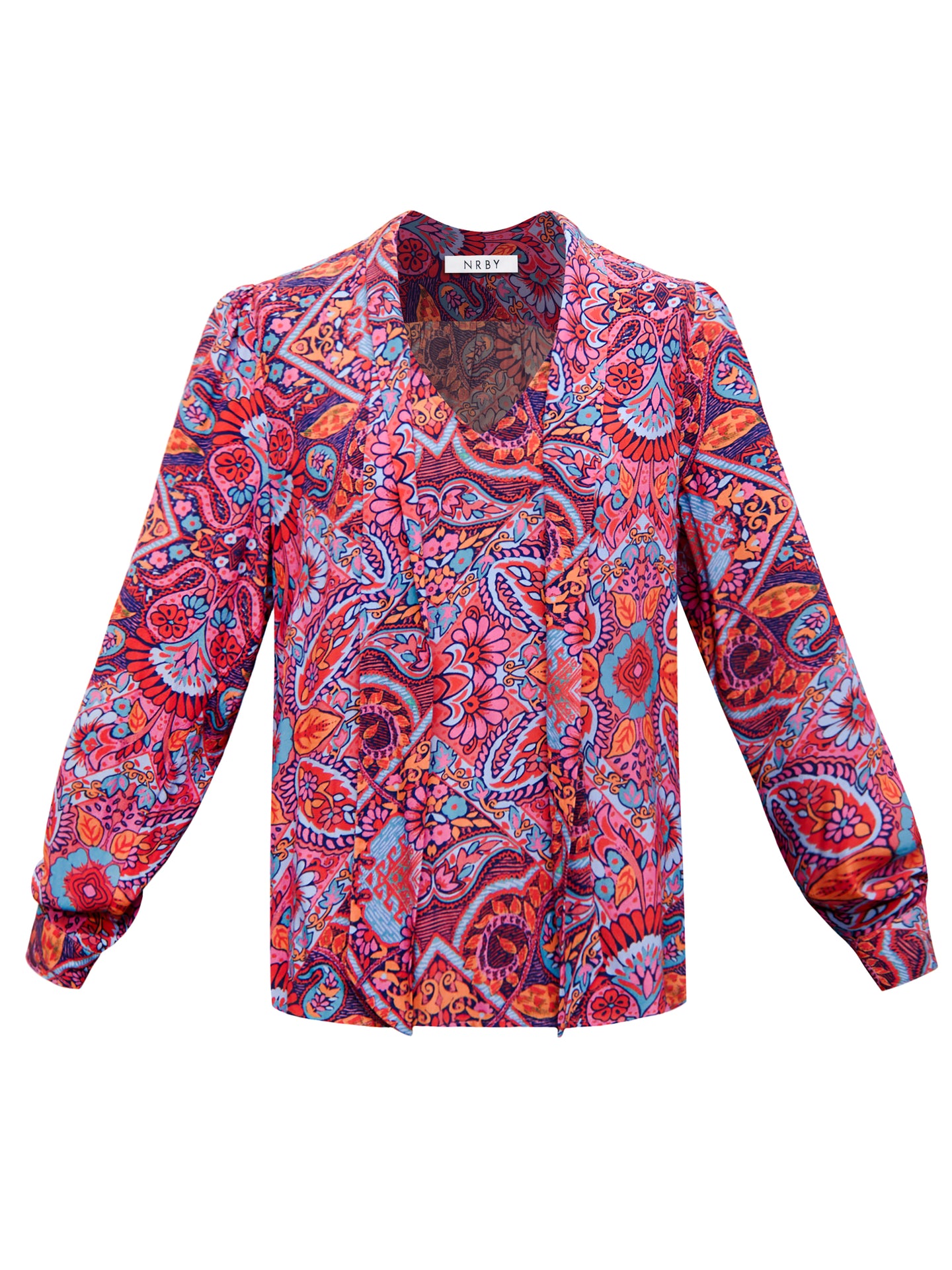 Margaux square paisley printed top