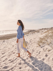 Margot gauze linen shirt - Cornflower Blue | NRBY Clothing
