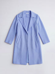 Maxine wool rich coat - Azure Blue