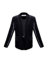 New May velvet jacket - Carbon