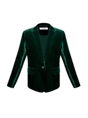 New May velvet jacket - Forest