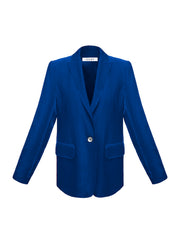 New May velvet jacket - Lapis Blue