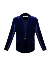 New May velvet jacket - Midnight