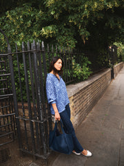 Nicola tonal animal print top