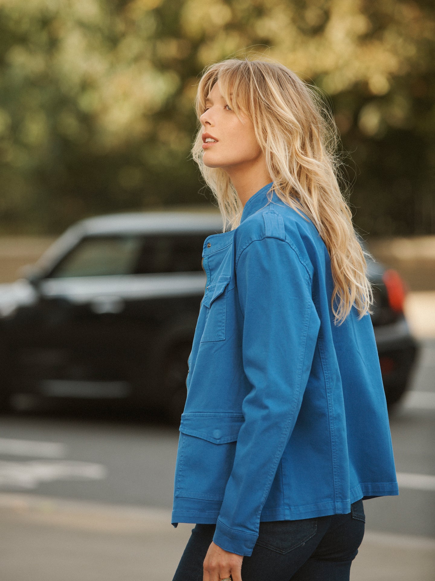 Blue Cotton Jacket