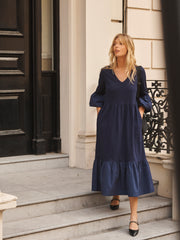 Blue Cotton Dress