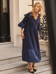 Blue Cotton Dress