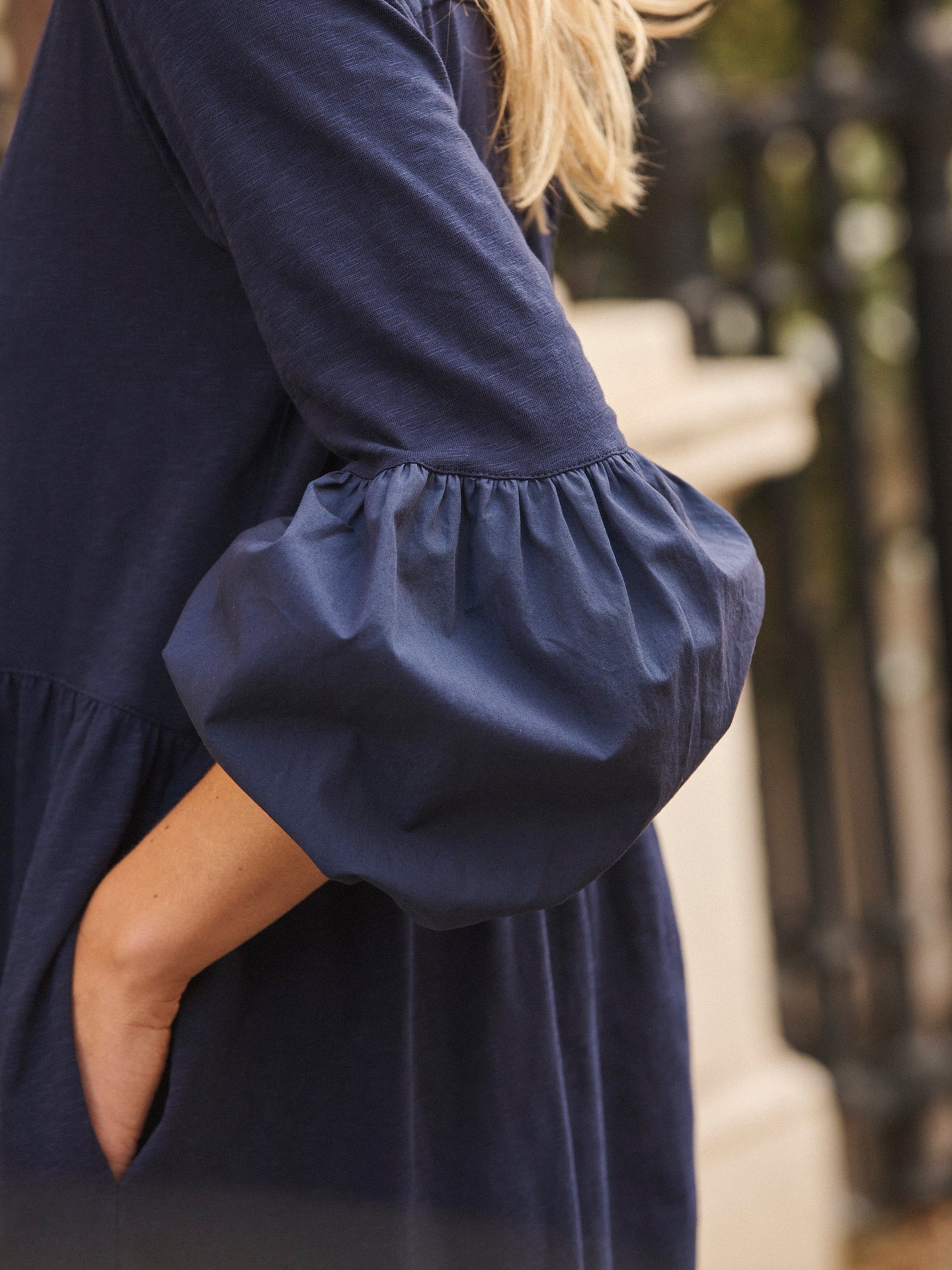 Blue Cotton Dress