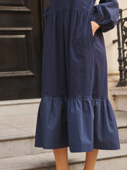 Blue Cotton Dress