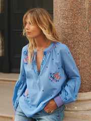 Blue Cotton Shirt