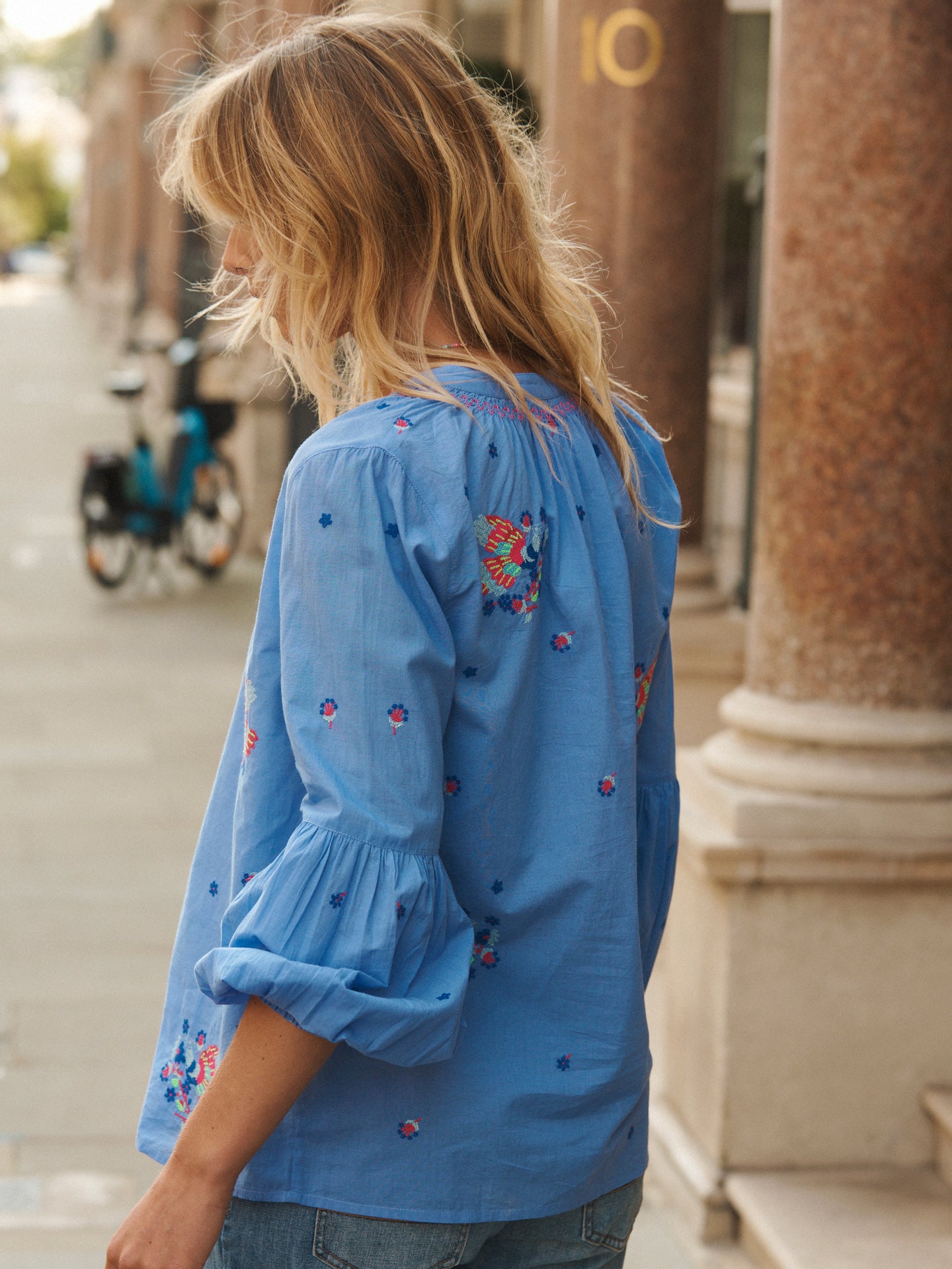 Blue Cotton Shirt