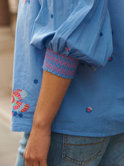 Blue Cotton Shirt