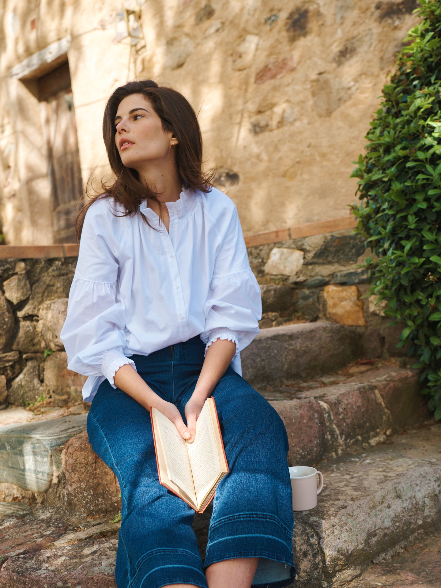 Esther cotton shirt - White