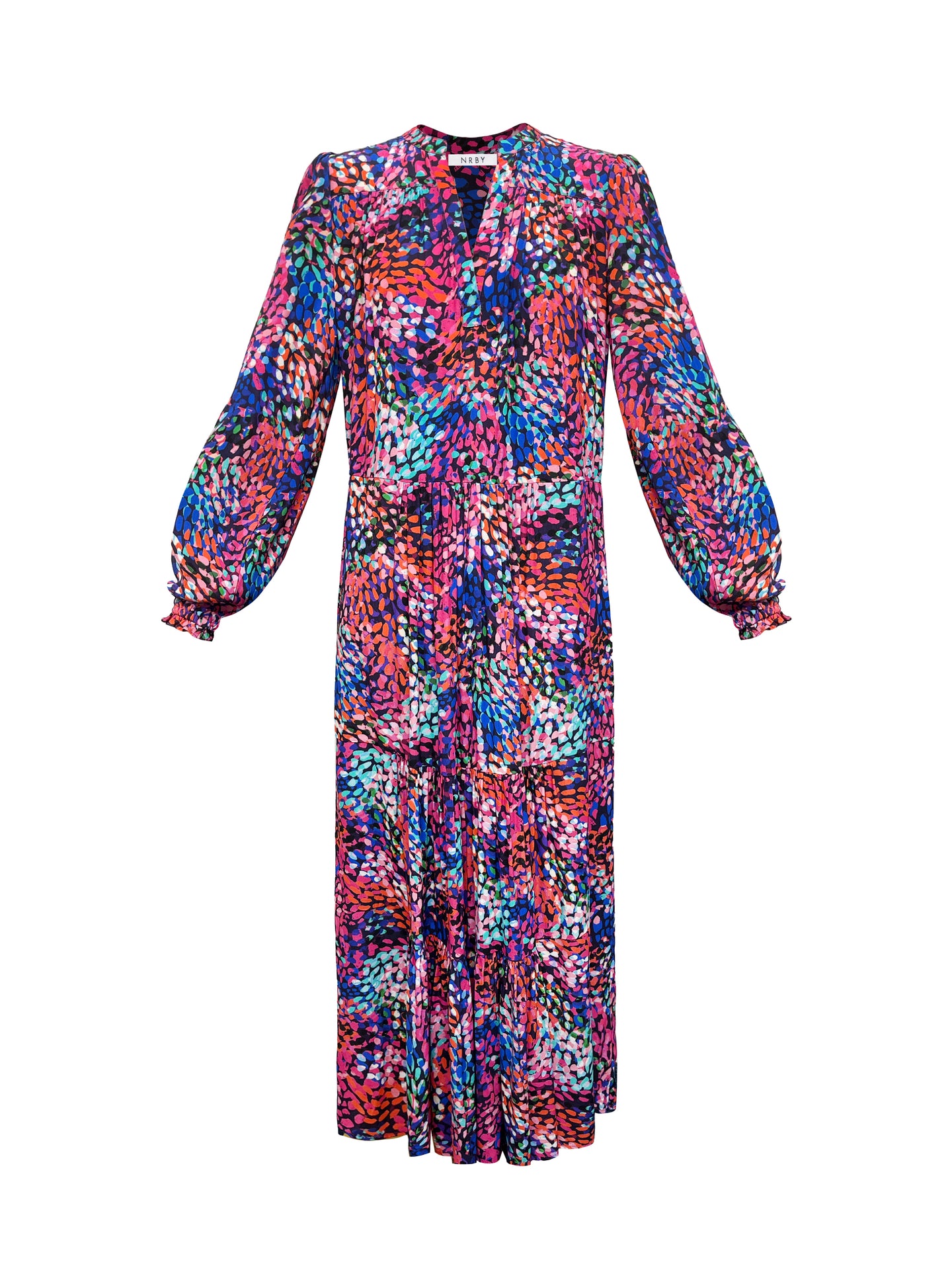 Naomi viscose crazy petal dress