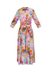 natalia silk midi dress Natalia Silk Etched Flowers Maxi Dress