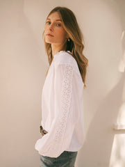 Olivia cotton shirt - White | NRBY Clothing