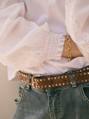 Olivia cotton shirt - White | NRBY Clothing