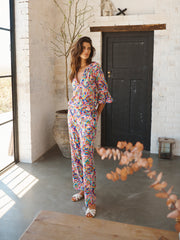Ophelia silk kilim print shirt | NRBY Clothing
