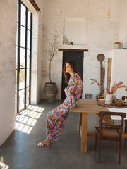 Ophelia silk kilim print shirt | NRBY Clothing