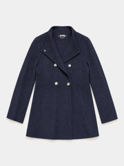 Panita wool rich coat - Navy | NRBY Clothing