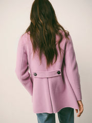 Panita wool rich coat - Pink | NRBY Clothing