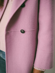 Panita wool rich coat - Pink | NRBY Clothing